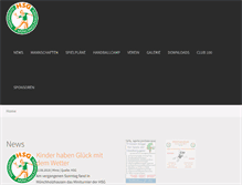 Tablet Screenshot of hsg-dm.de